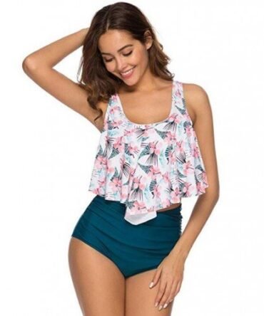 Belle Basic Floral Printed Tankini