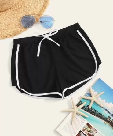 Beach Contrast Binding Swimming Short